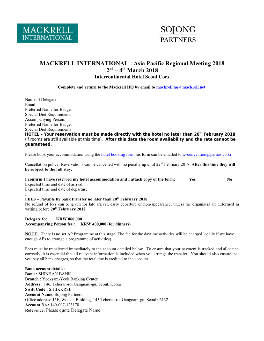 Mackrell International : Annual General Meeting s1