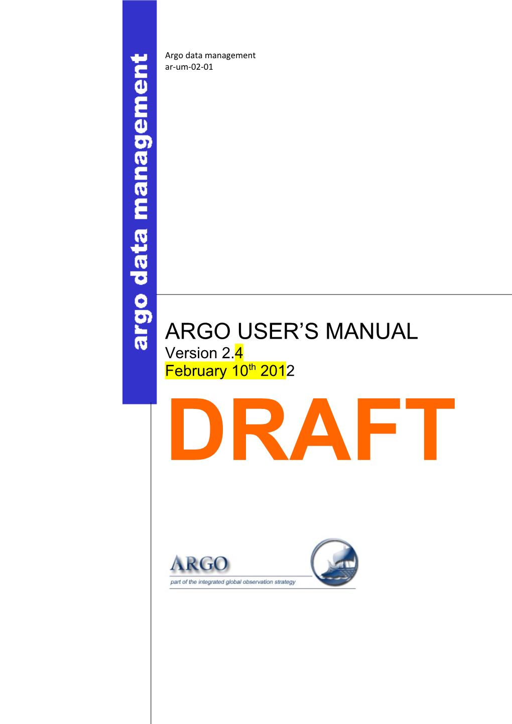 Argo Data Management s1