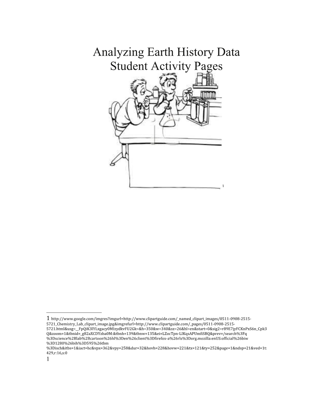 Analyzing Earth History Data