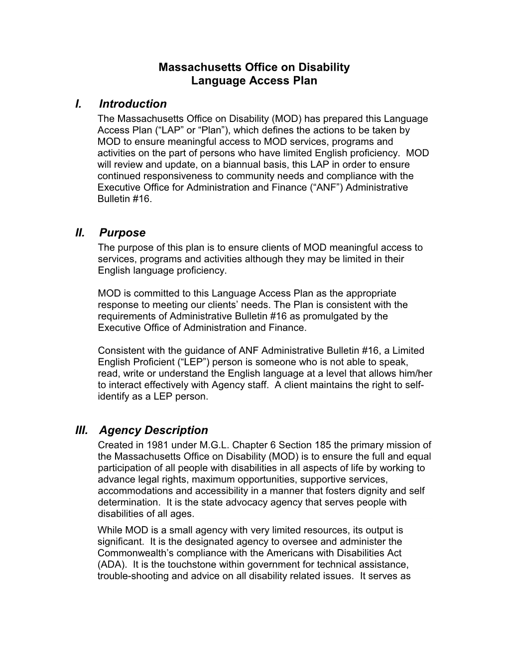 Language Access Plan Template s1