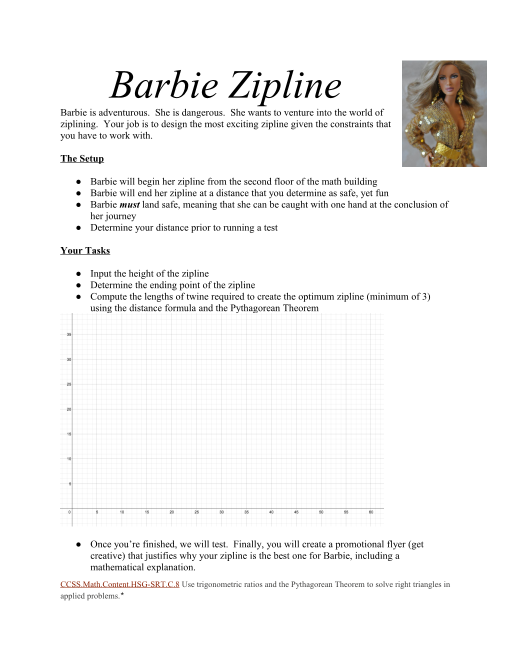Barbie Zipline