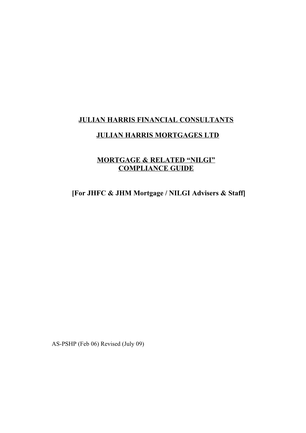 Julian Harris Financial Consultants s1