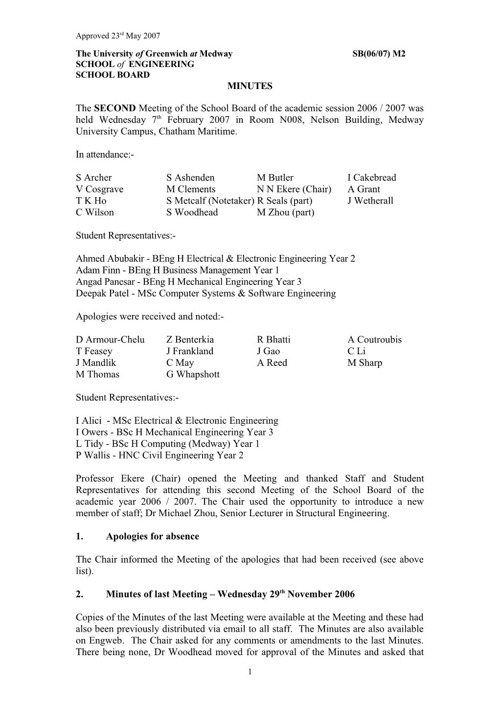 Notes of School Co-Ordination Meeting Wednesday 13 October 1999 1