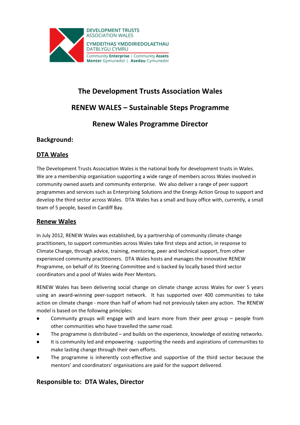 The Development Trusts Association Wales