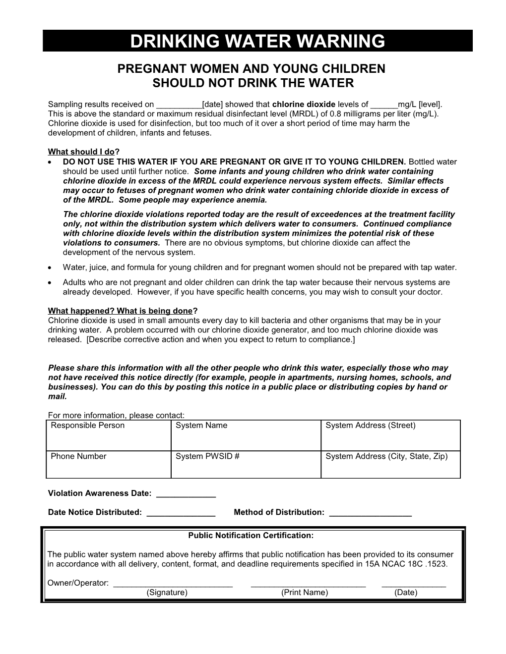 Important Information About Your Drinking Water s4
