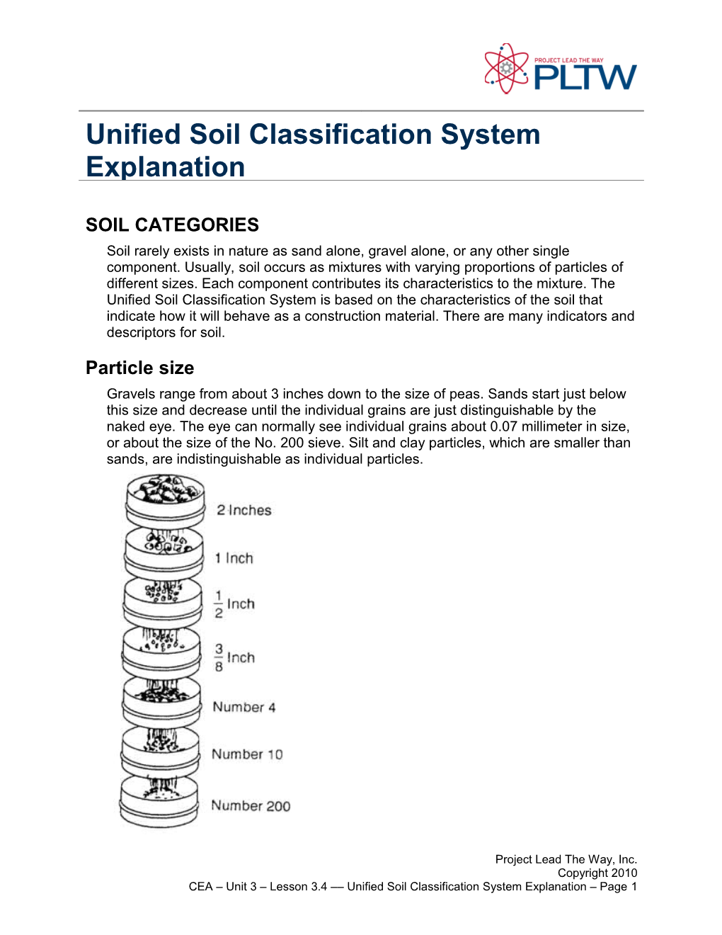 Unified Soil Classification System