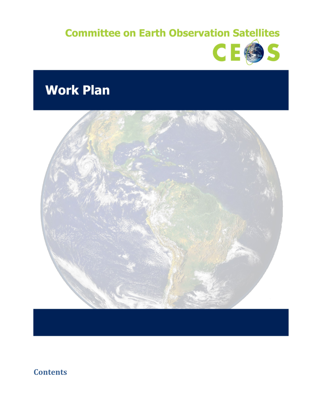 CEOS 2014-2016 Work Plan April 4, 2014