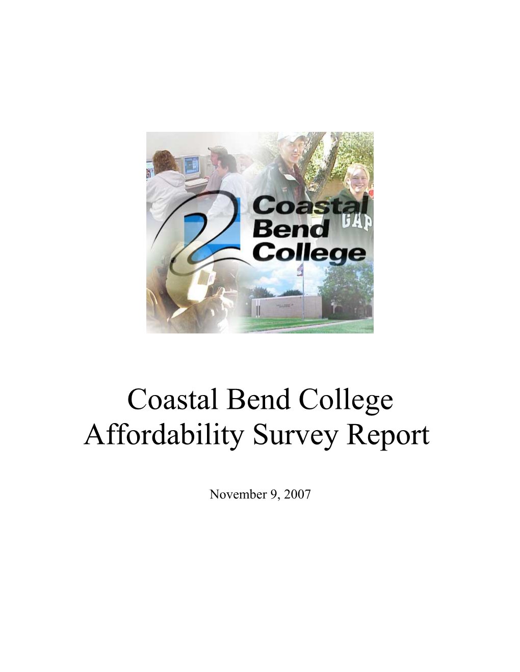 Coastal Bend College Affordability Survey Report