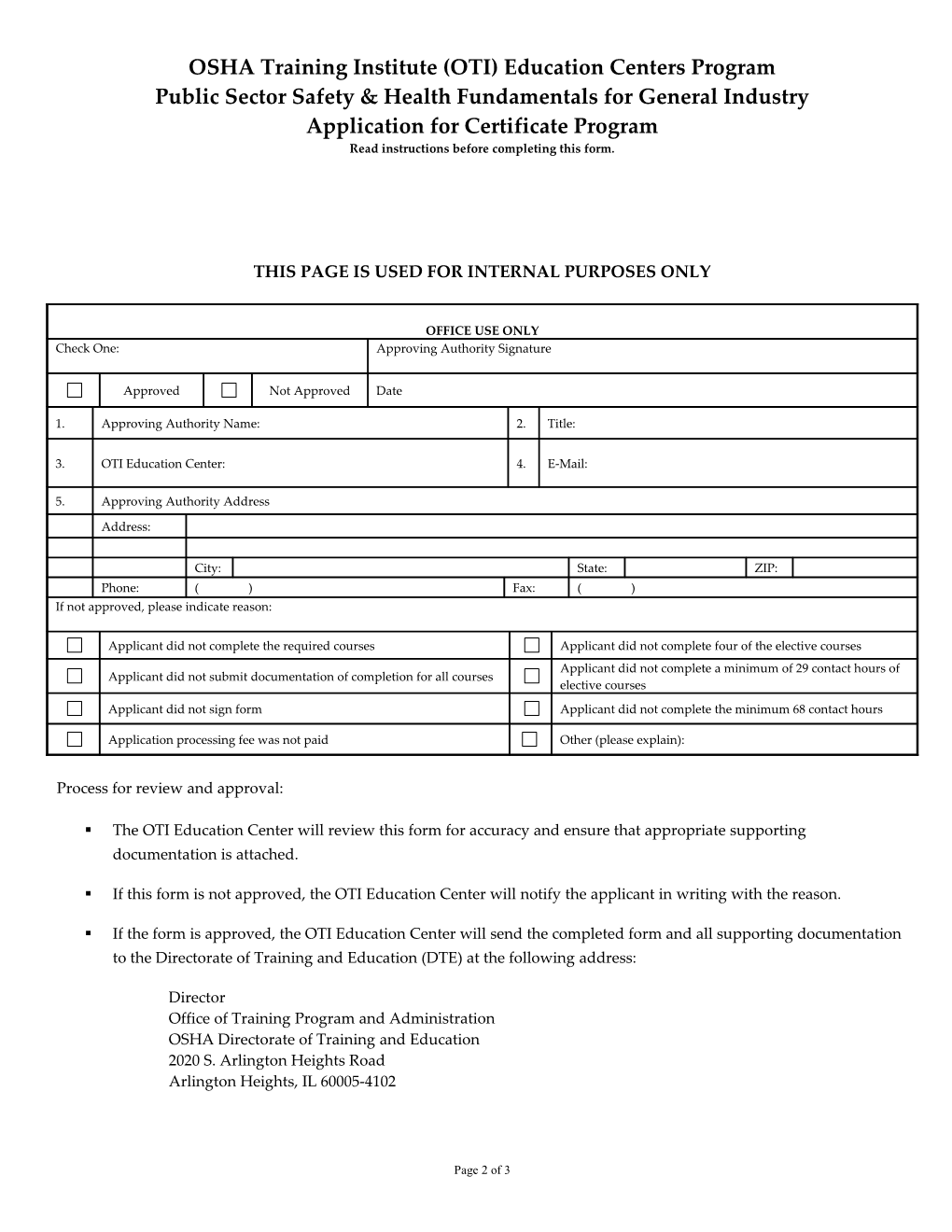 2009 Prerequisite Verification Form