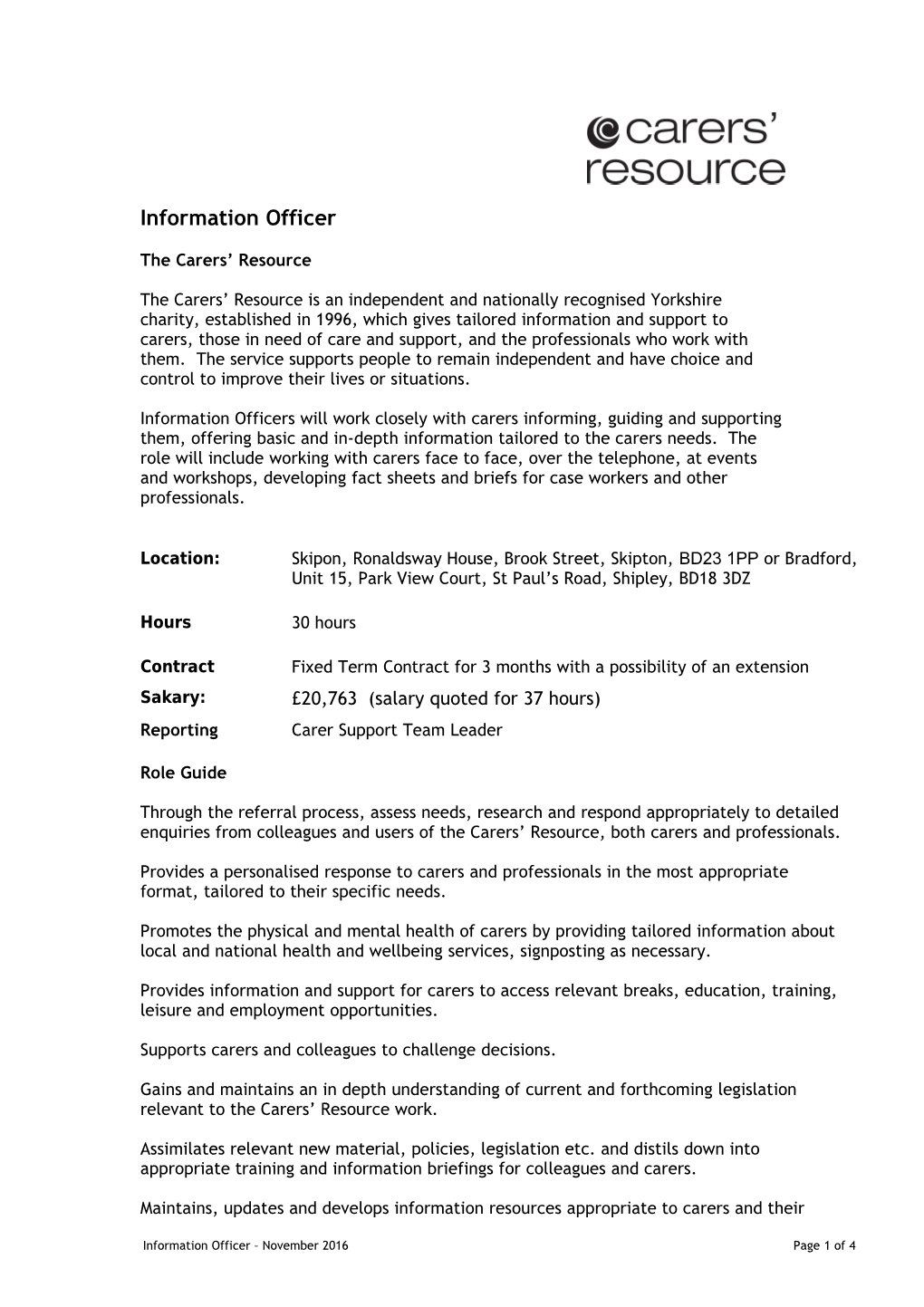 Information Officer