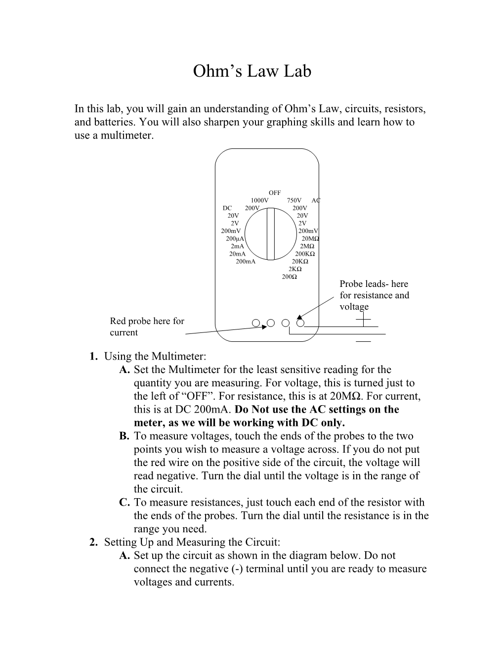 AP Physics Test #1