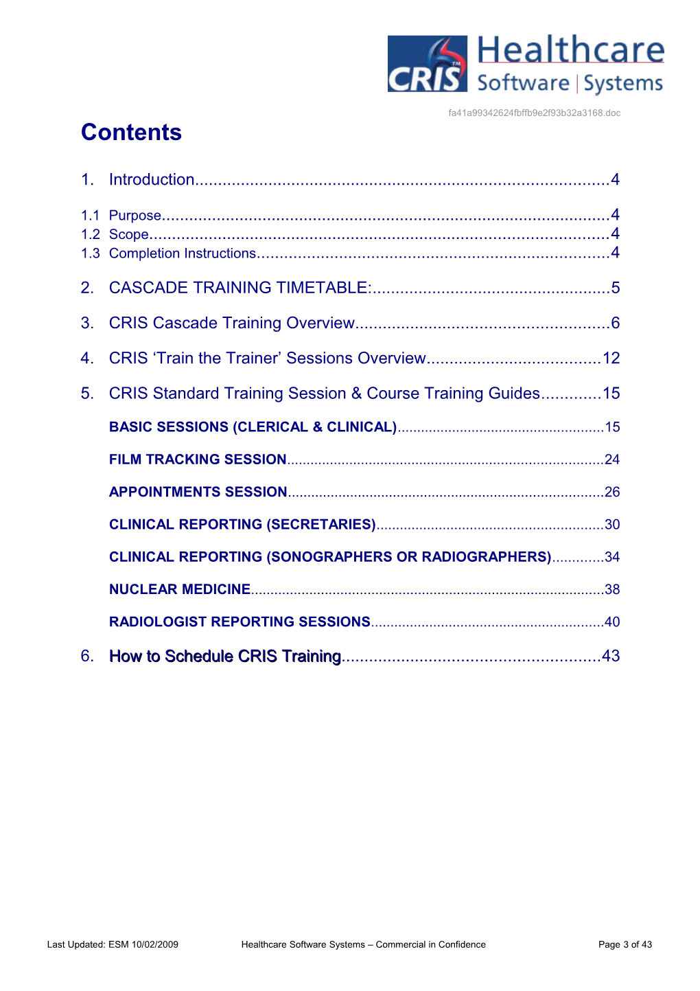RIS PD263 Cascade Training Overview V1.5