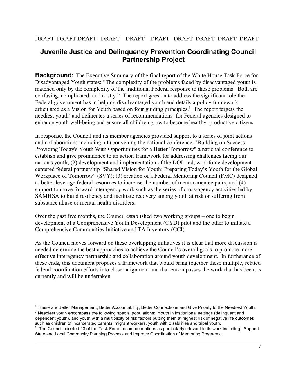 Juvenile Justice and Delinquency Prevention Coordinating Council