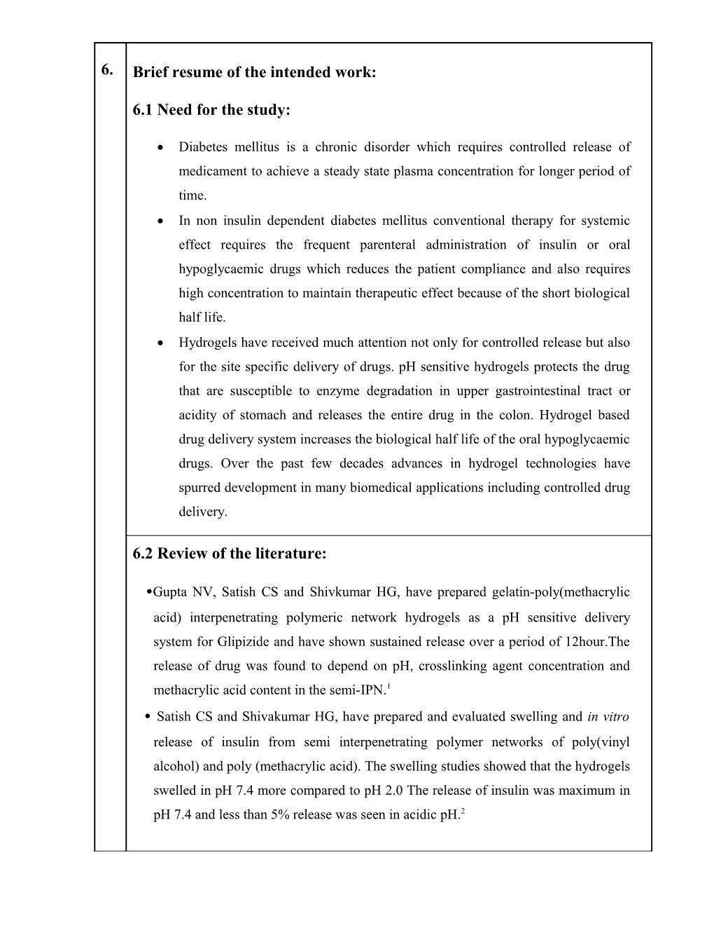 Preparation and in Vitro Evaluation of Hydrogels Containing a Model Antidiabetic Drug