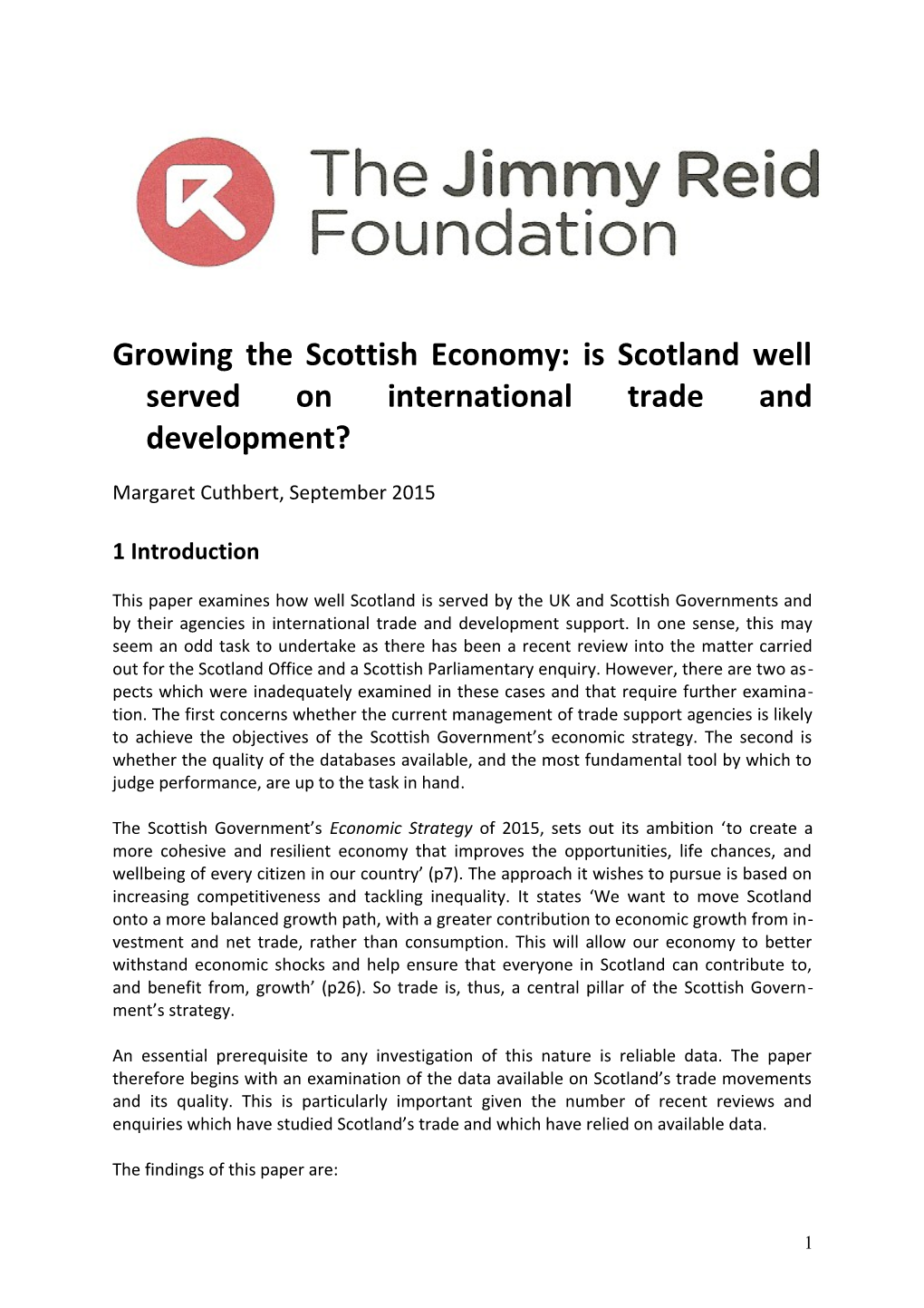Ending Austerity and Growing the Scottish Economy