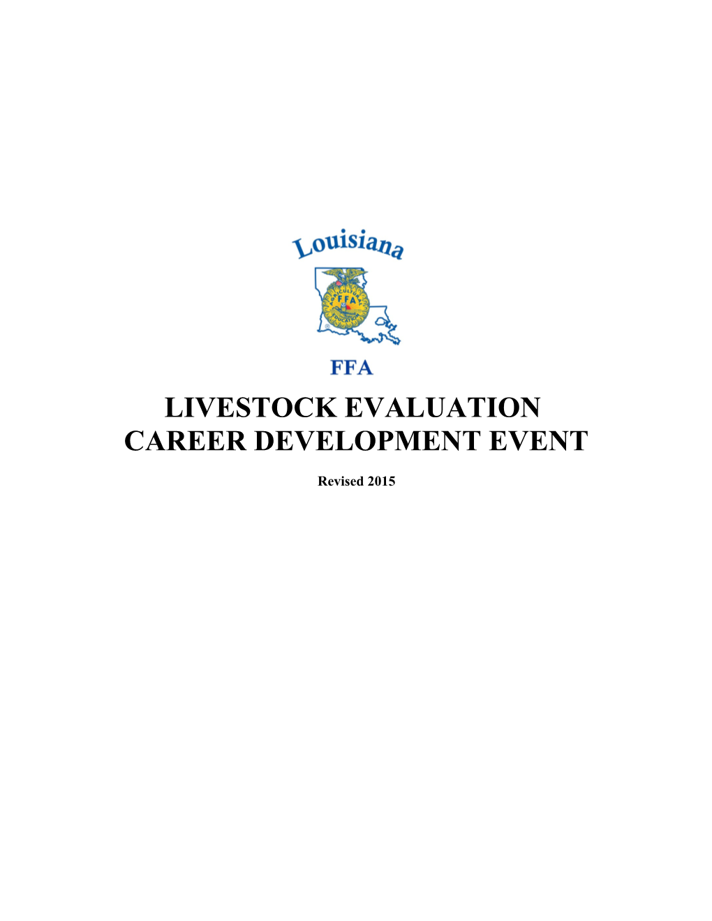 Livestock Evaluation Career Development Event