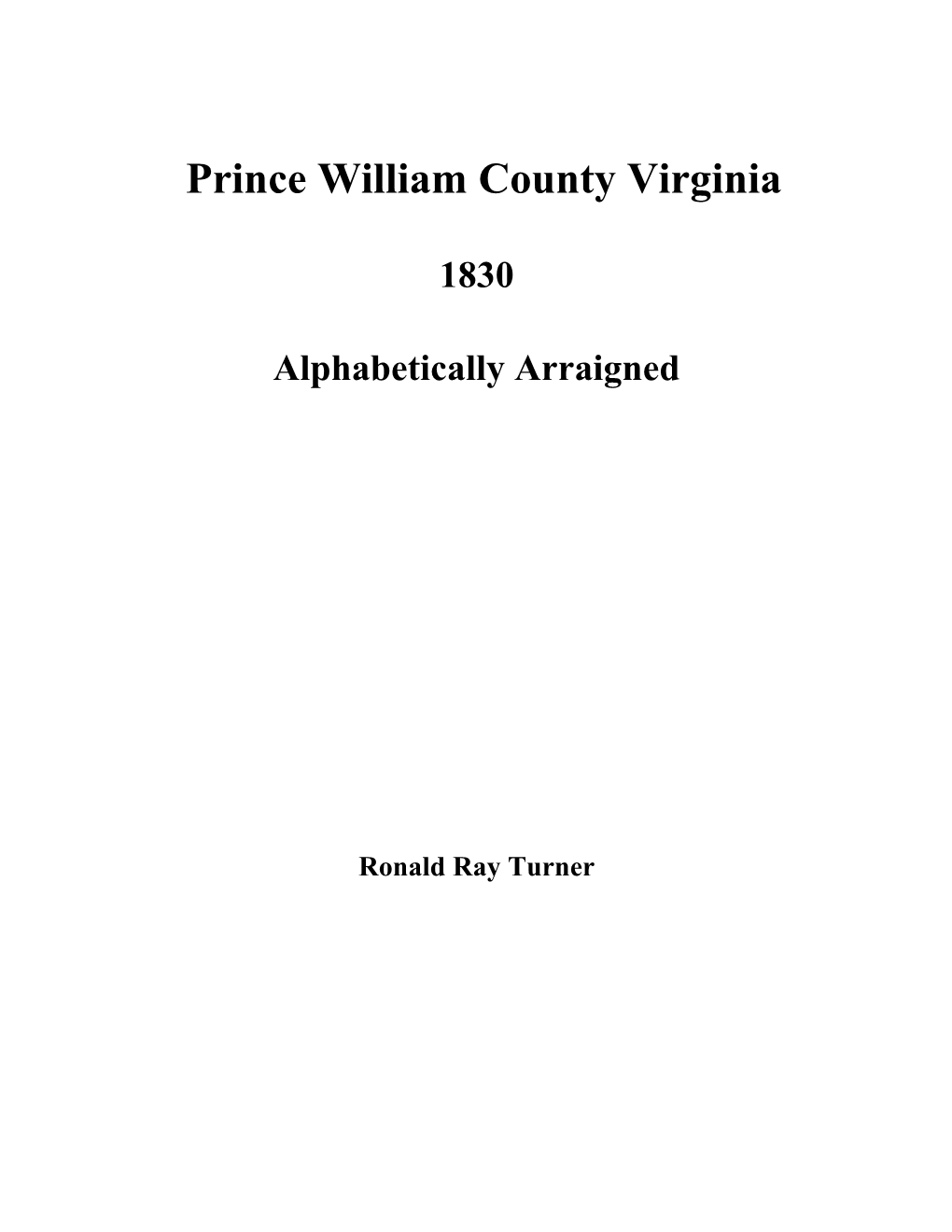 Prince William County Virginia s4