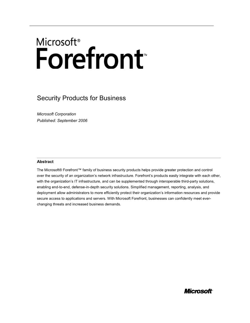 Security Products for Business