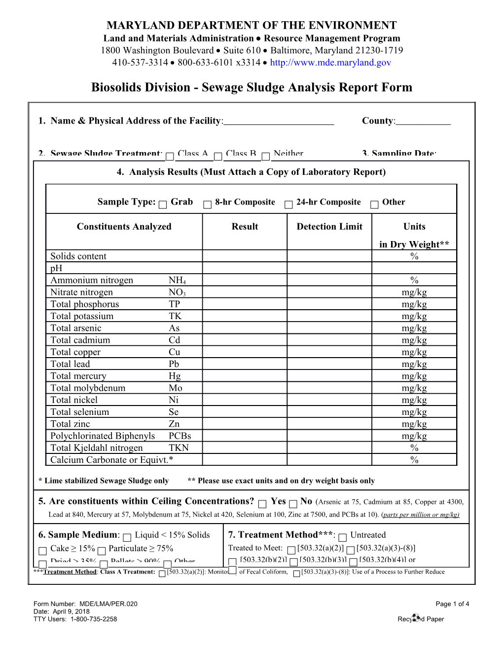 Sewage Sludge Analysis Report PDF