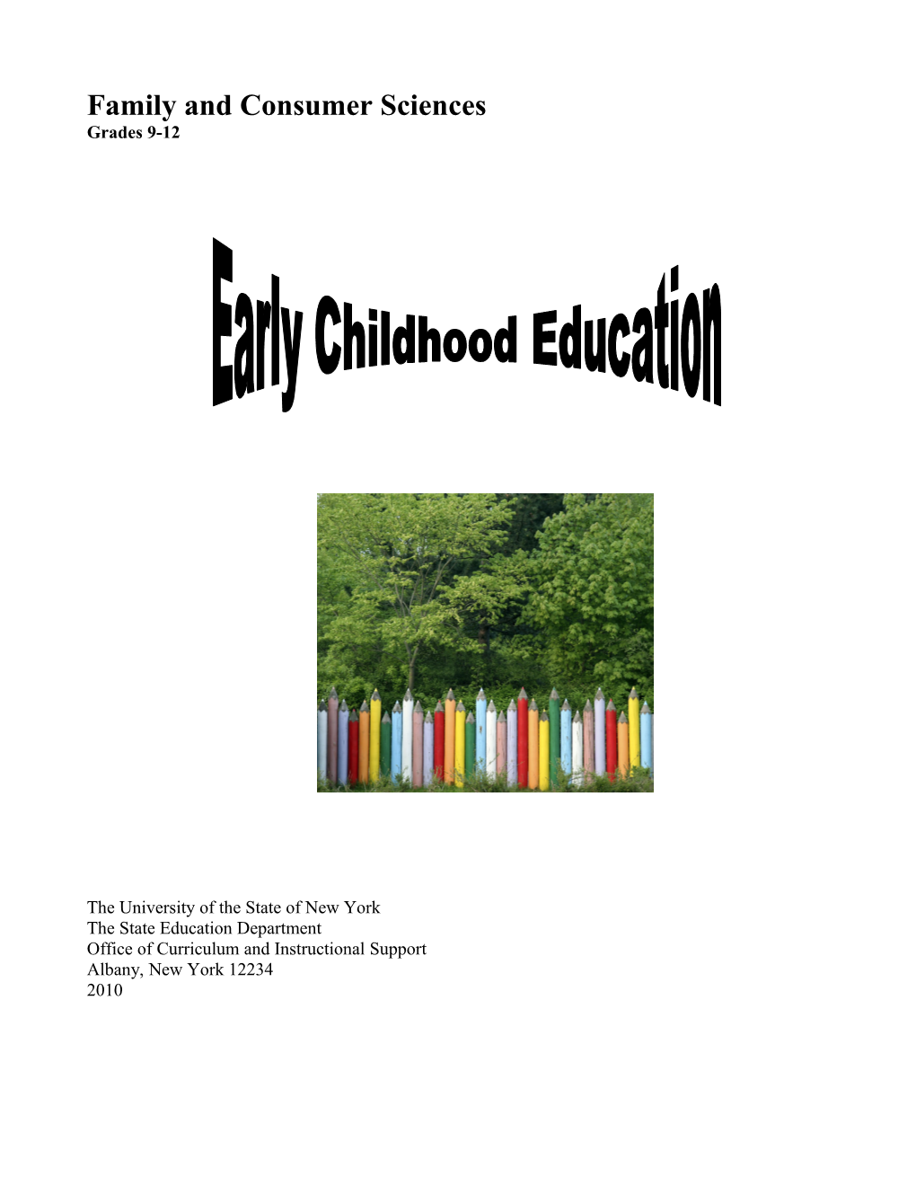 Early Childhood Education Programs