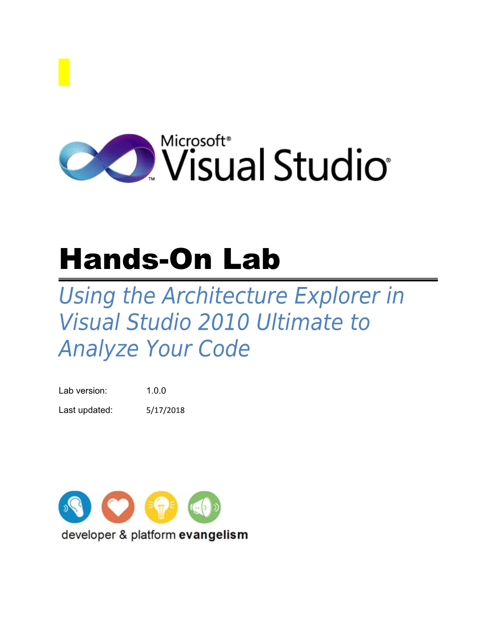 Using the Architecture Explorer in Visual Studio 2010 Ultimate to Analyze Your Code