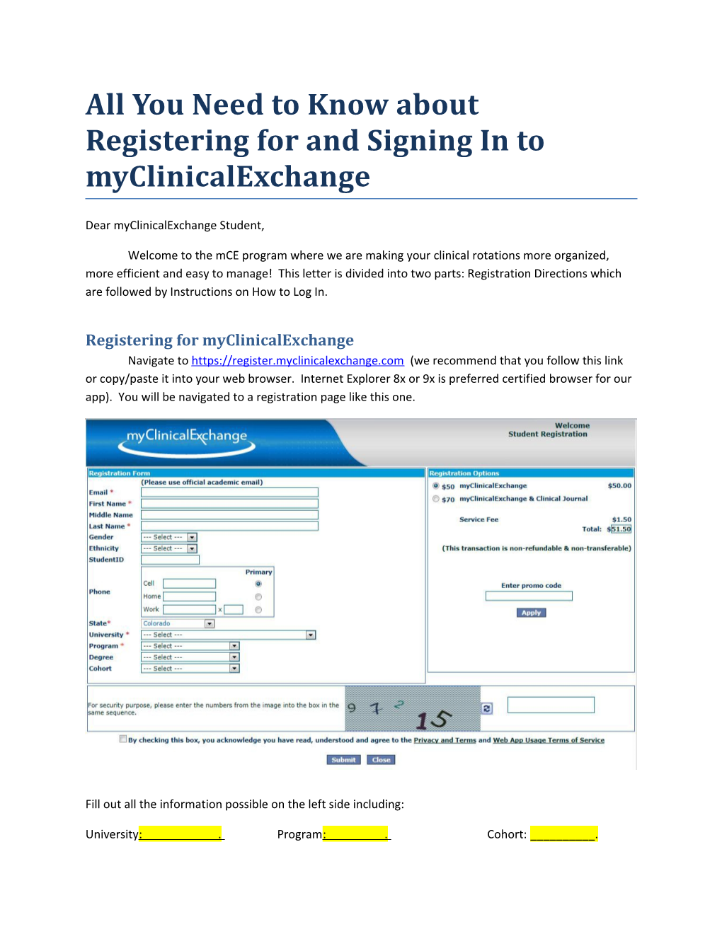 All You Need to Know About Registering for and Signing in to Myclinicalexchange