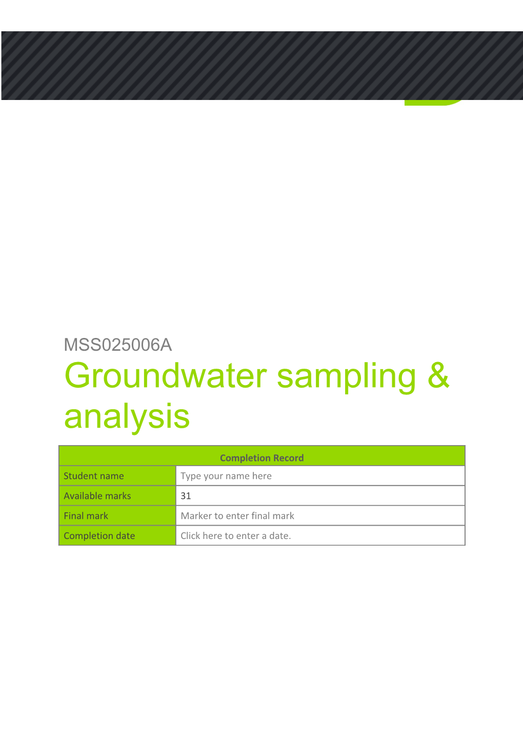GSA Study Module 1 Basic Groundwater Theorymss025006a