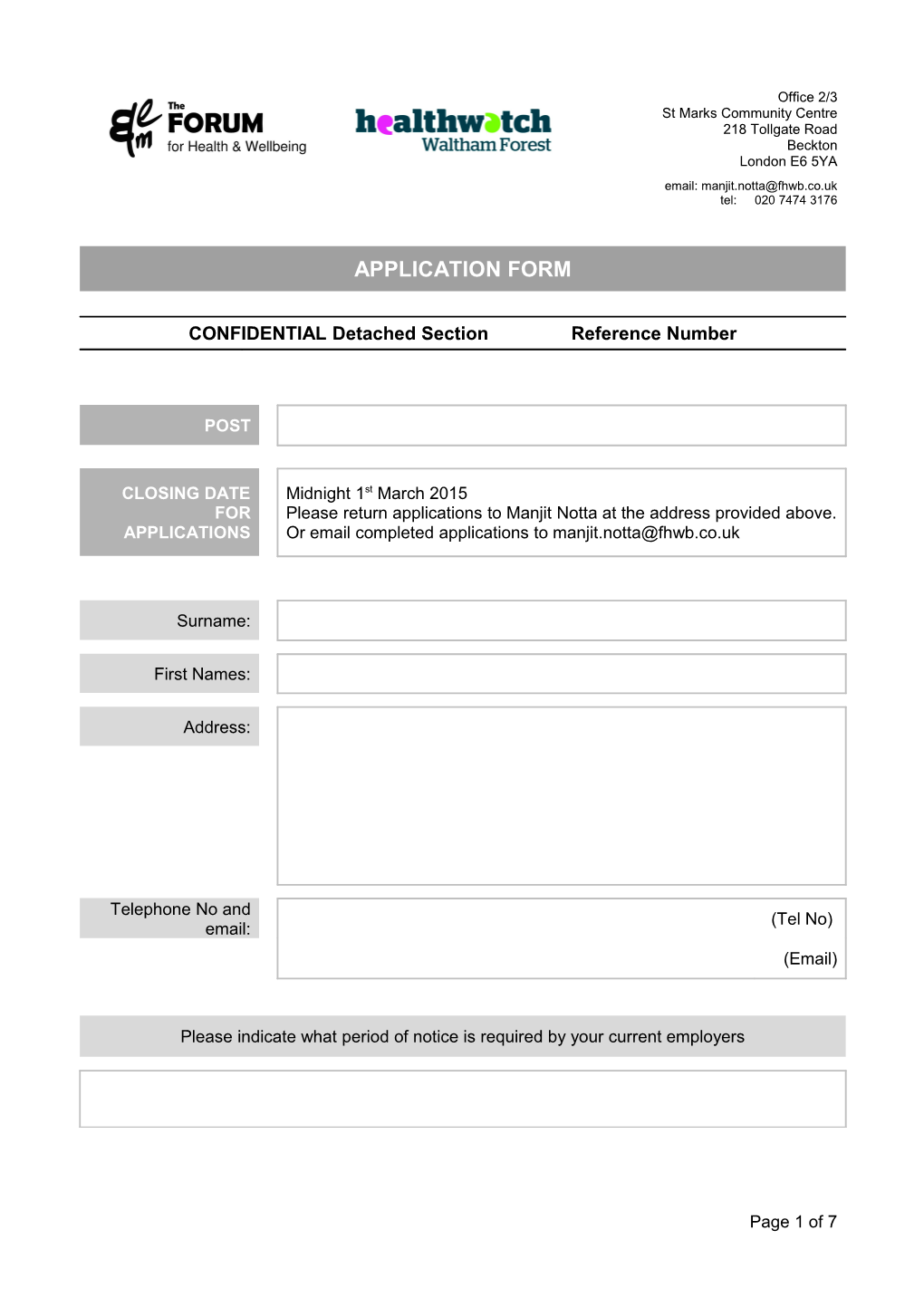 Job Application Form s35