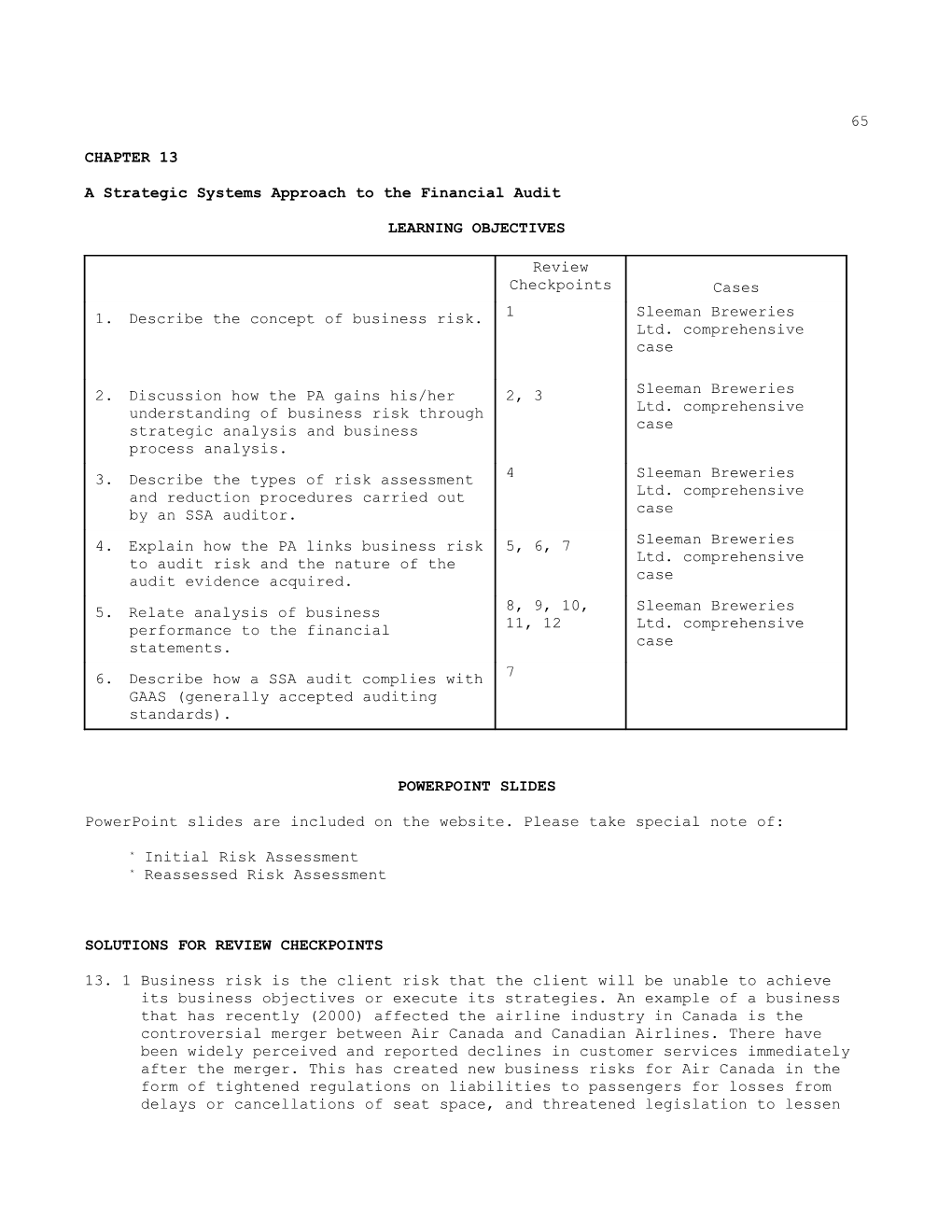 A Strategic Systems Approach to the Financial Audit