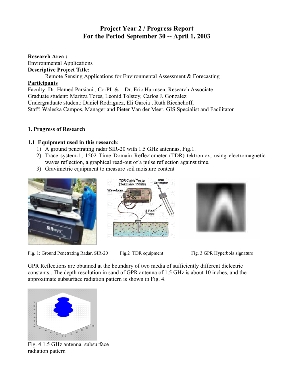 Project Year 2 / Progress Report