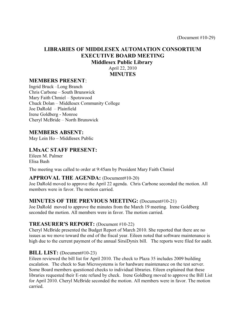 Libraries of Middlesex Automation Consortium s2