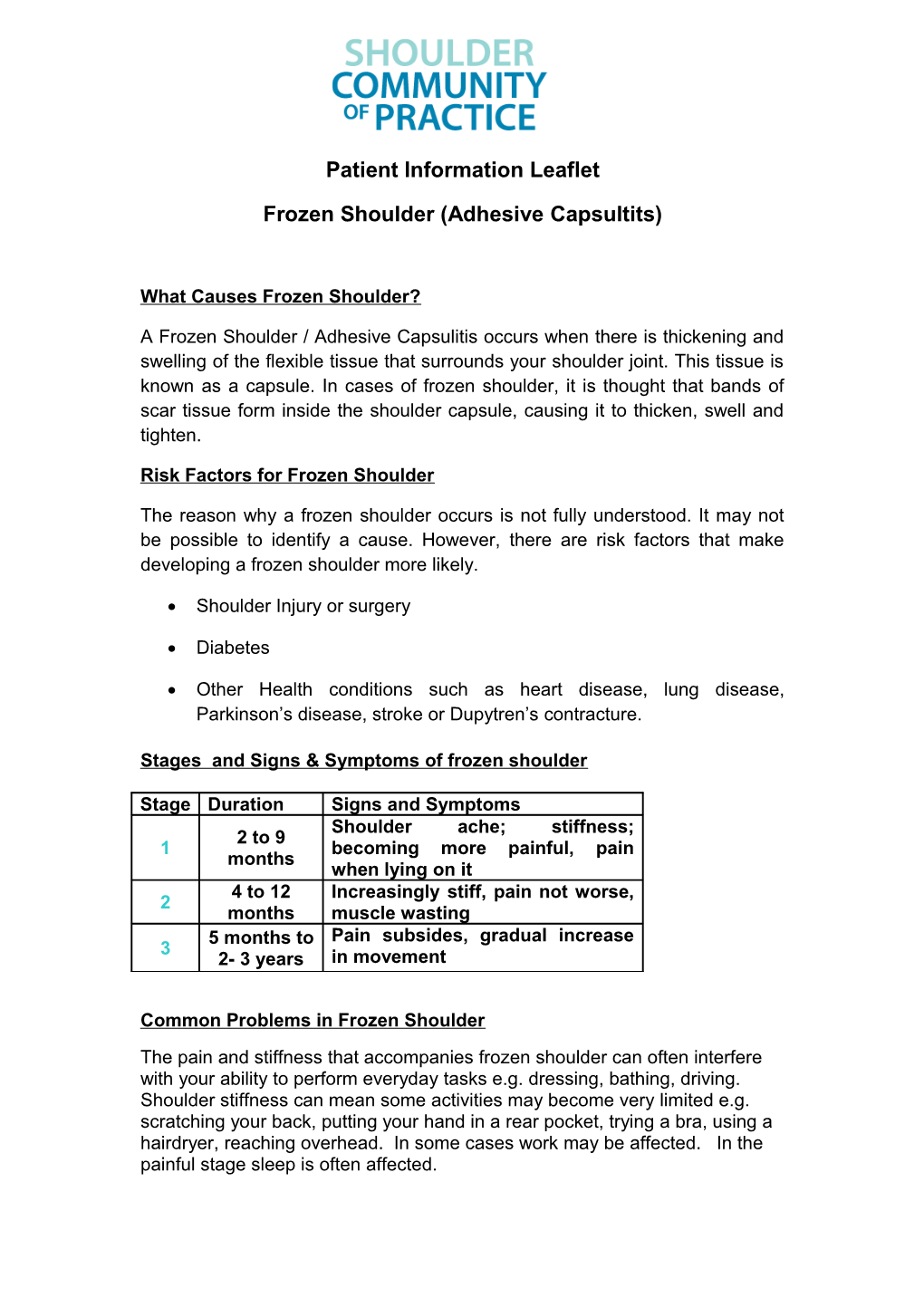 Patient Information Leaflet