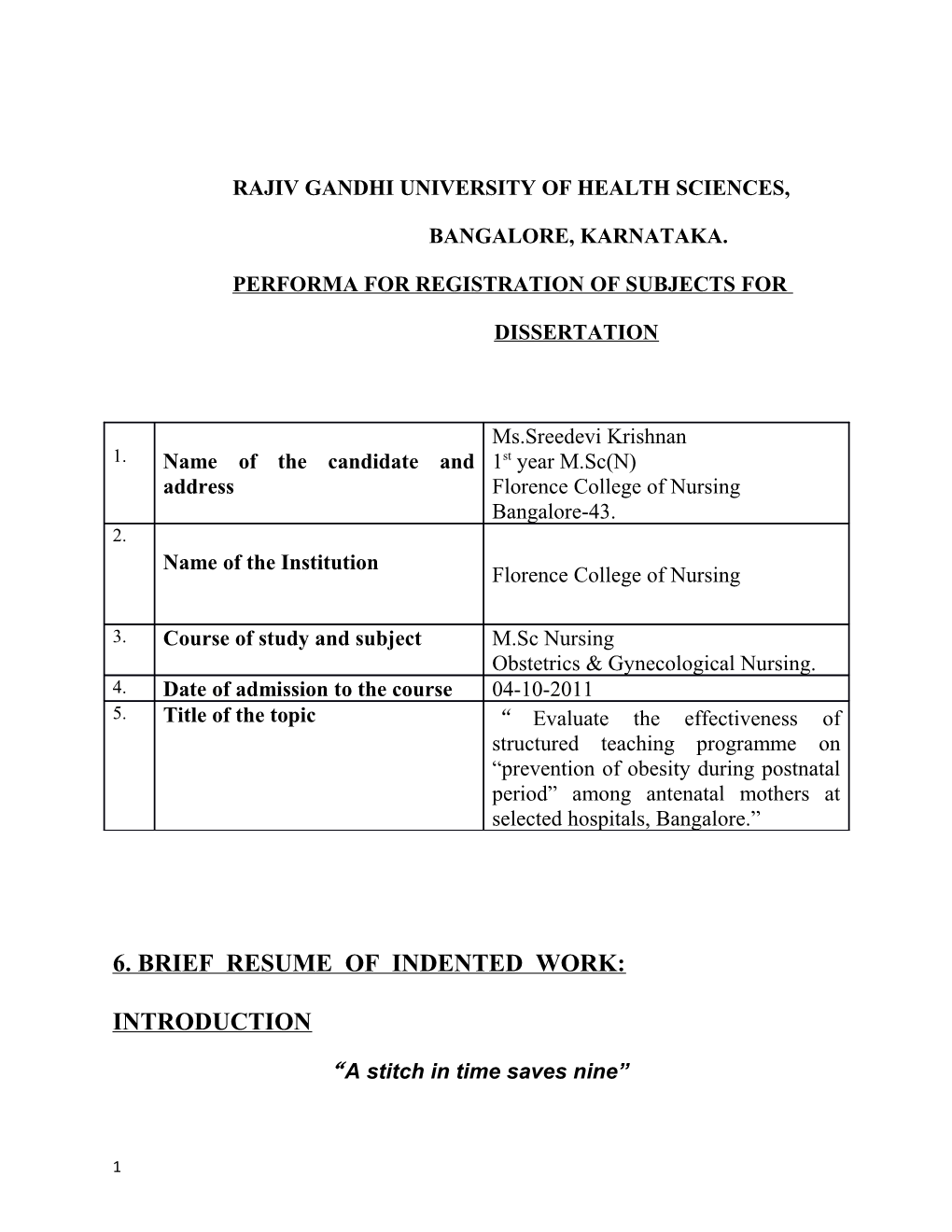 Rajiv Gandhi University of Health Sciences s147