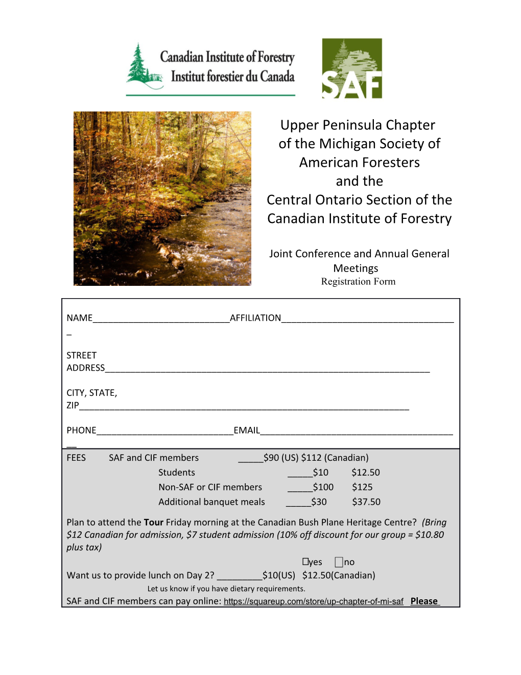 Of the Michigan Society of American Foresters