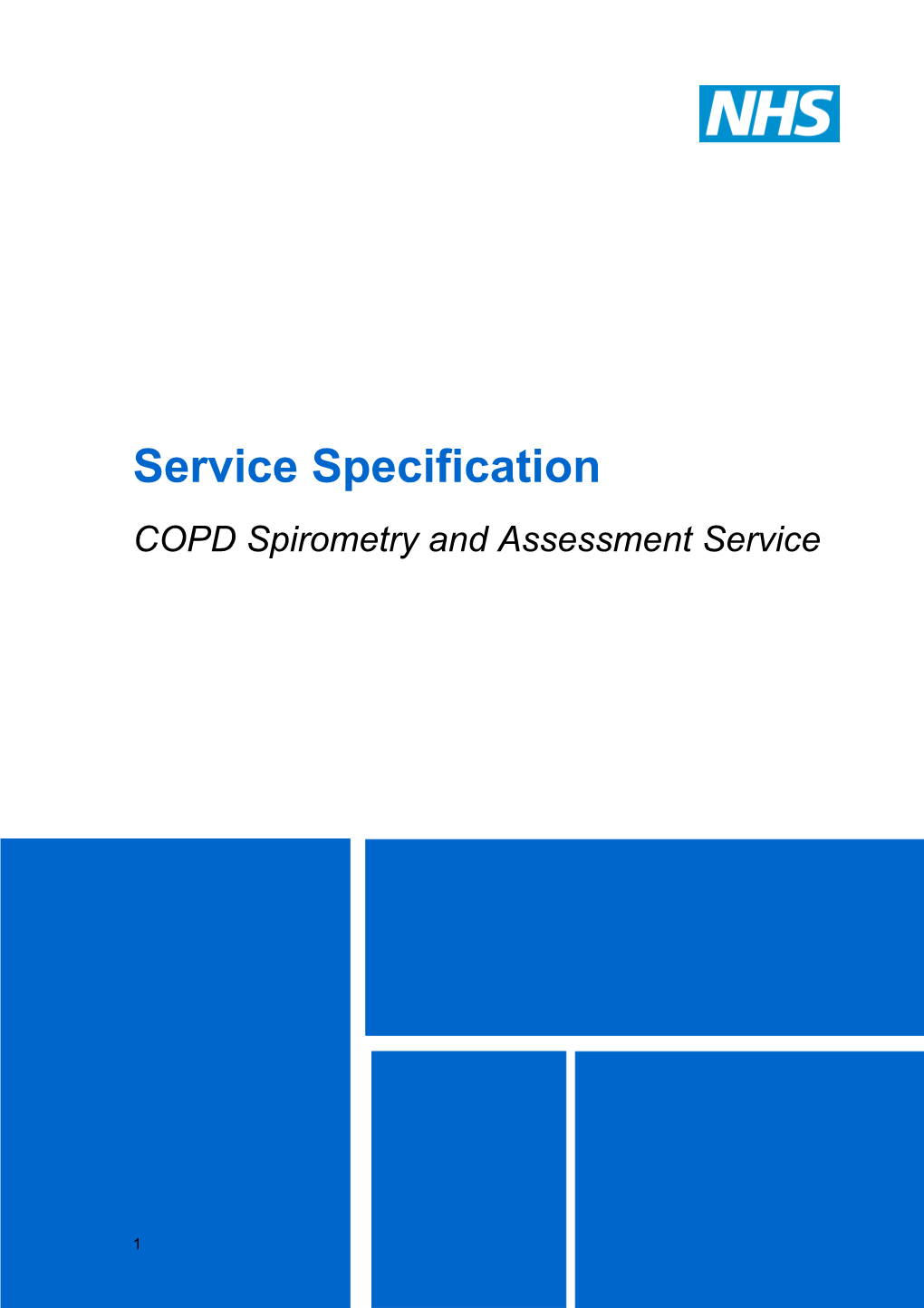 Service Specification: COPD Spirometry and Assessment Service