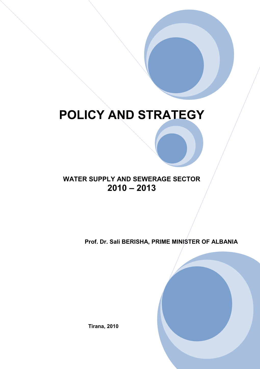 Water Supply and Sewerage Sector