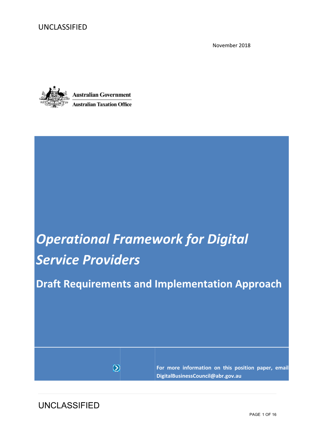 Operational Framework for Digital Service Providers Approval Process 6