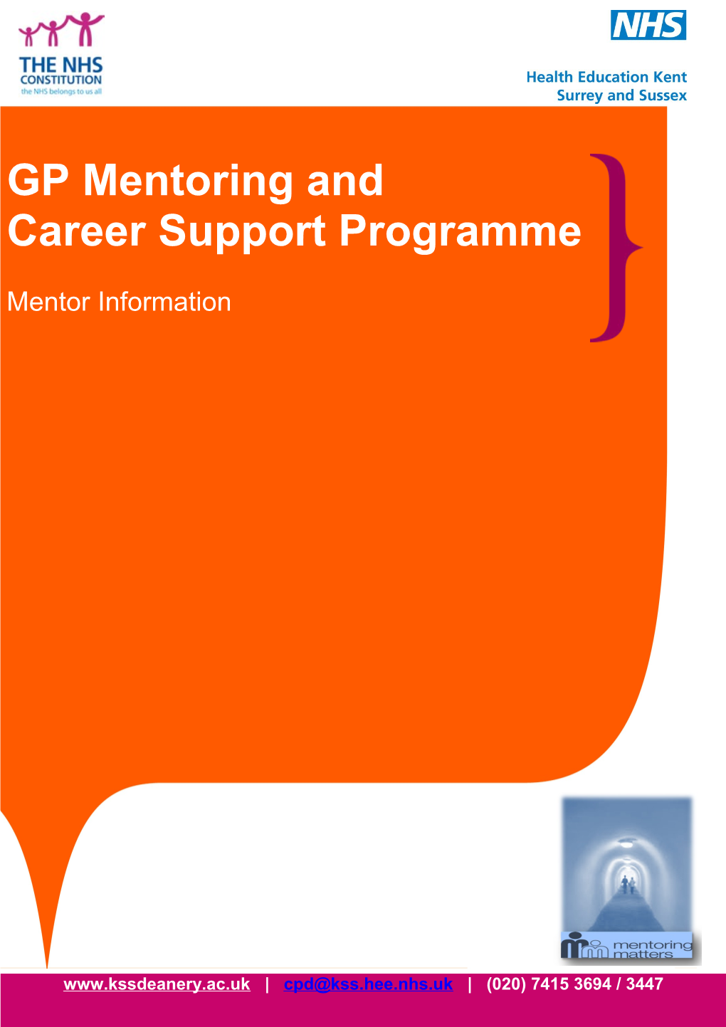 Job Description & Core Competencies of GP Mentors 6