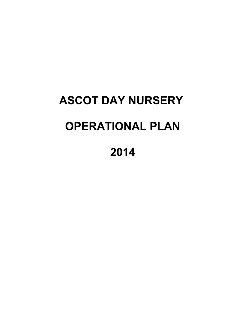 Ascot Day Nursery