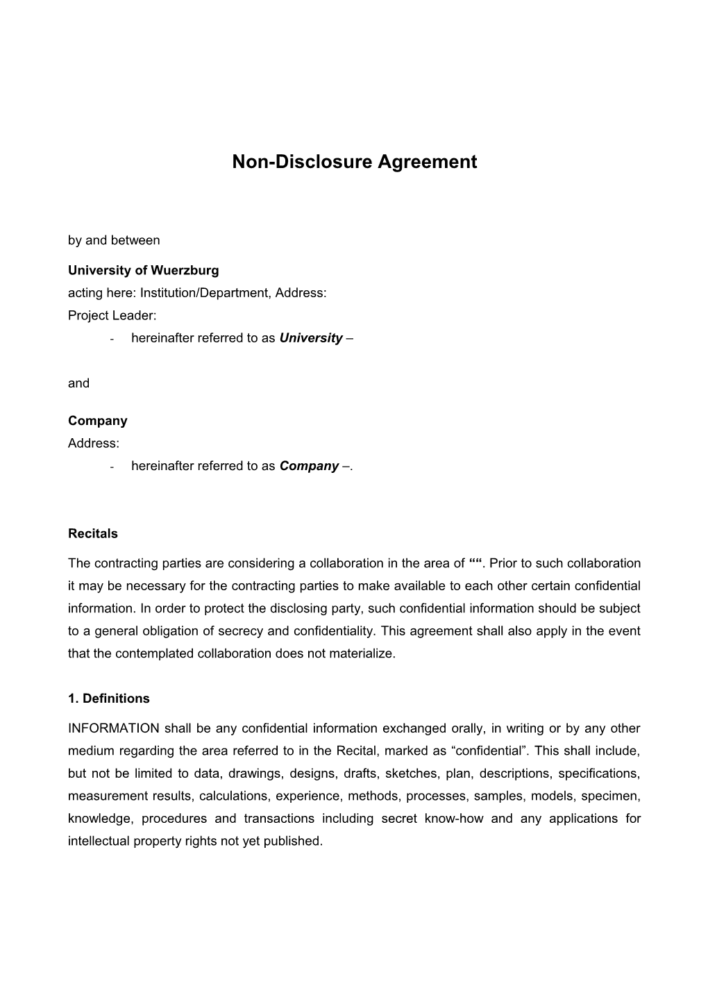 Non-Disclosure Agreement s6