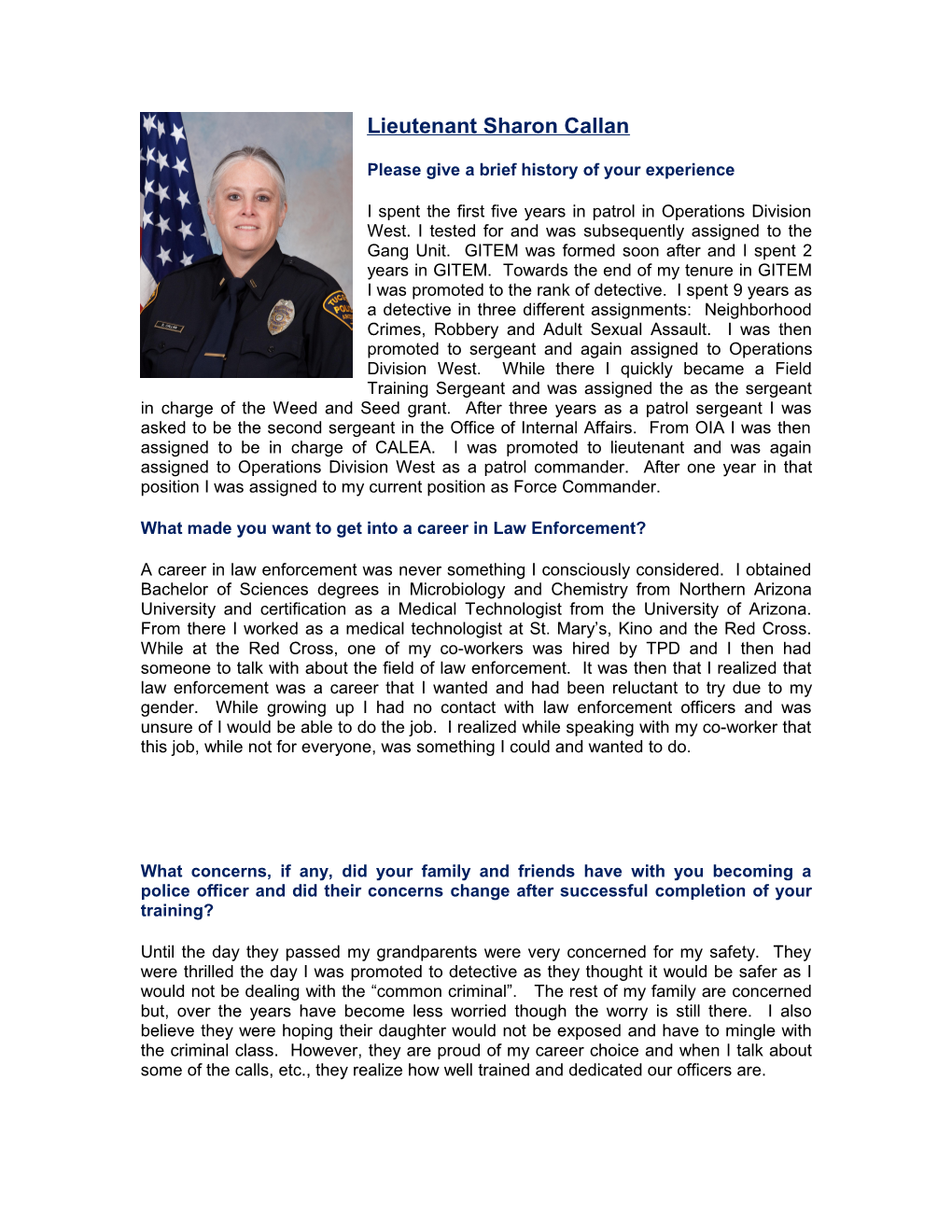Women in Policing Questionnaire s1