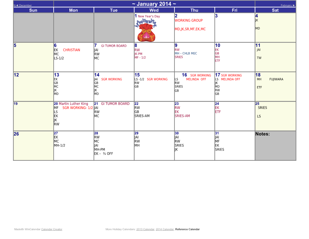 More Holiday Calendars from Wincalendar: 2013 Holiday Calendar, 2014 Holiday Calendar