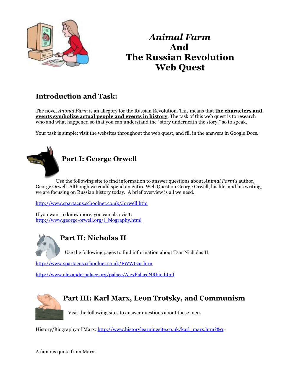 The Russian Revolution And Animal Farm