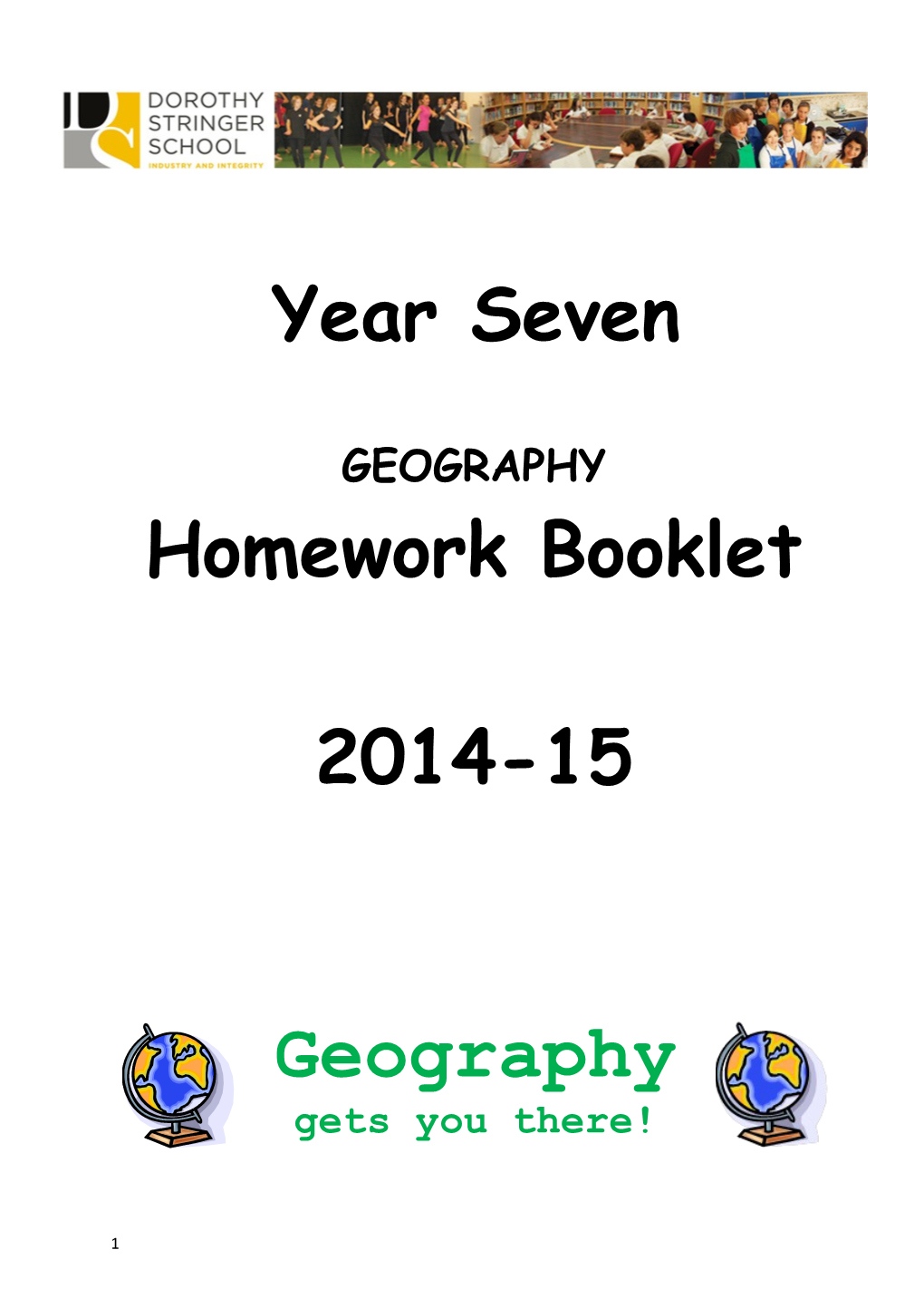 Homework Booklet
