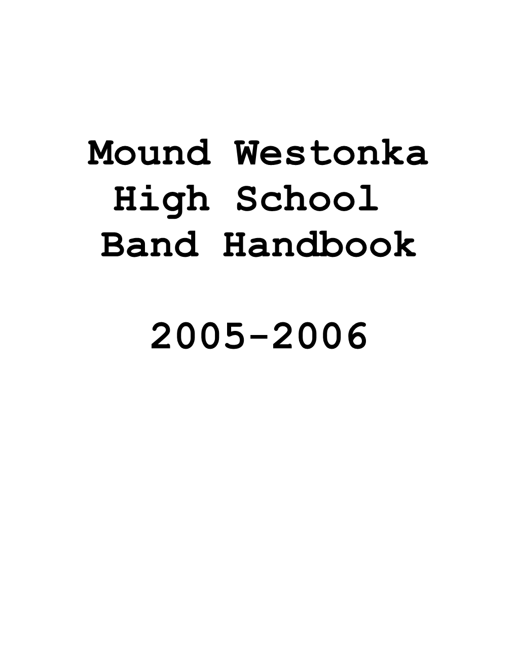 Mound Westonka High School