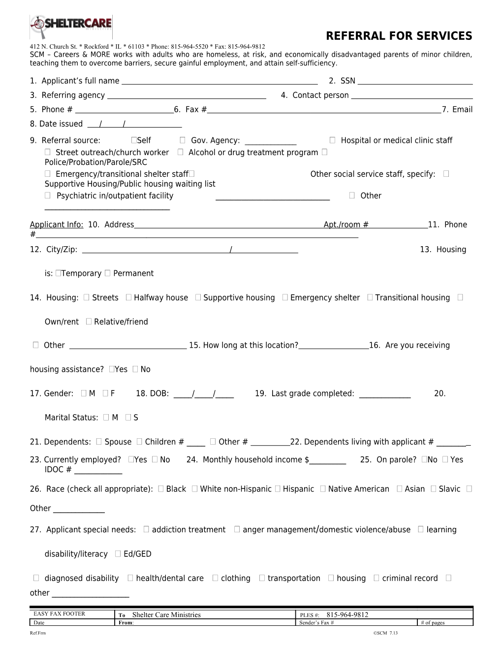 1. Applicant S Full Name 2. SSN