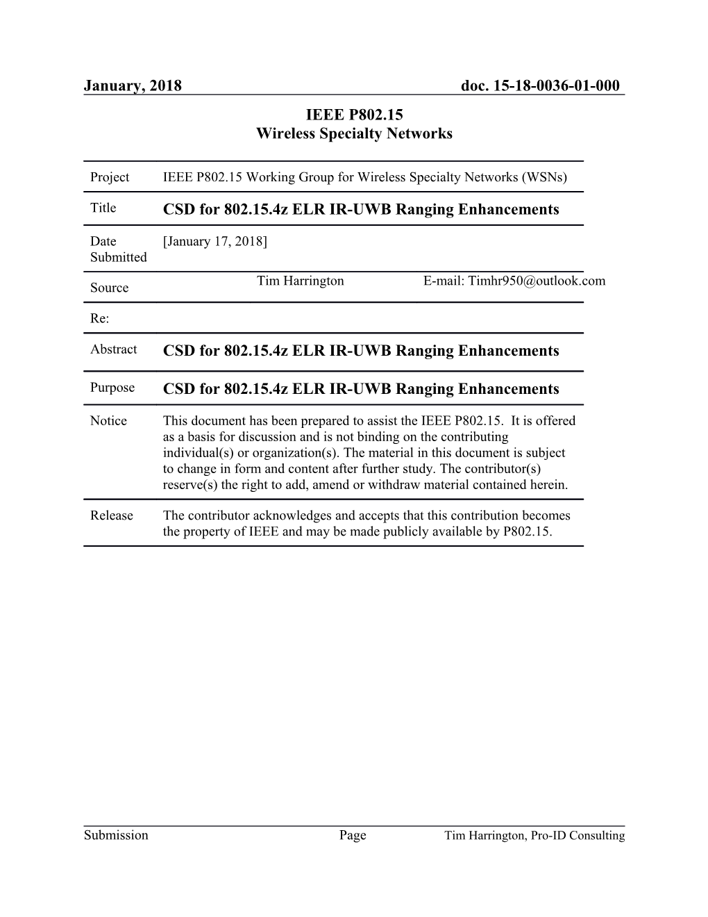 Ieee 802 Lan/Man Standards Committee (Lmsc)