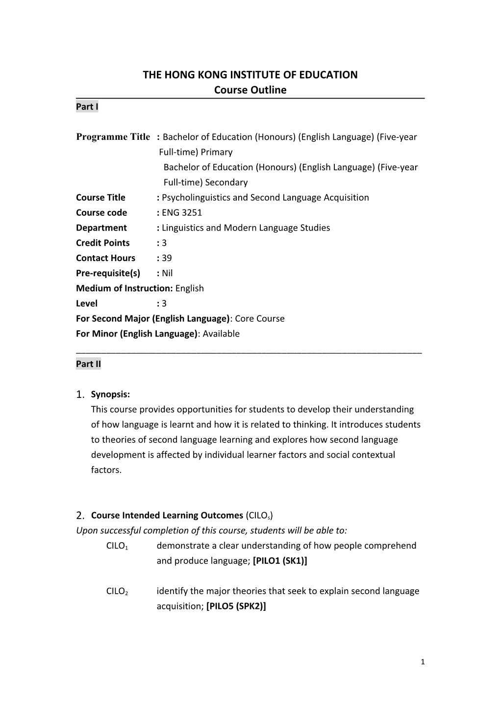 Course Outline Template s4