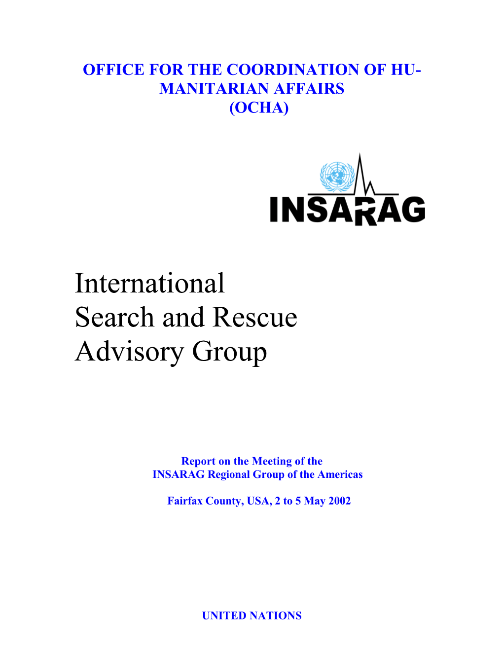 Office for the Coordination of Humanitarian Affairs s1