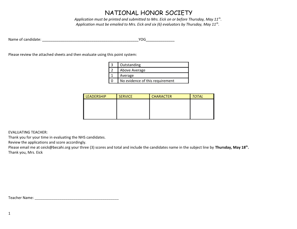 National Honor Society s5